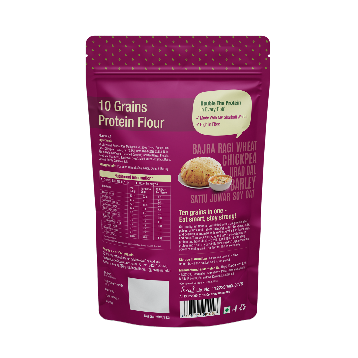 Protein Chef 10 Grains High Protein Flour