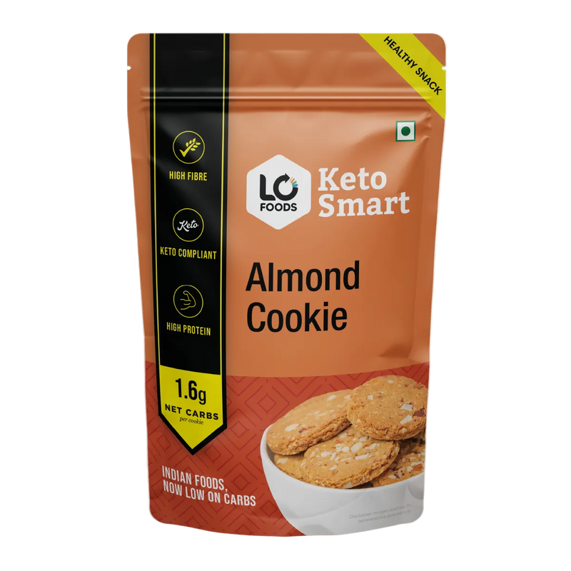 Lo! Foods Keto Almond Cookies (Sugar Free Biscuit, No Maida)