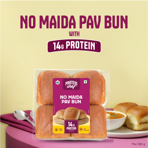 Protein Chef High Protein Pav Bun (Zero Maida, Multigrain)