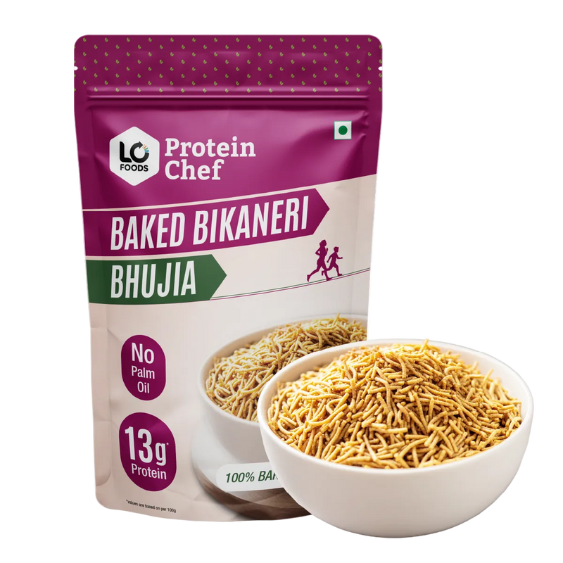 Protein Chef Baked Bikaneri Bhujia (No Palm Oil Roasted Snacks)