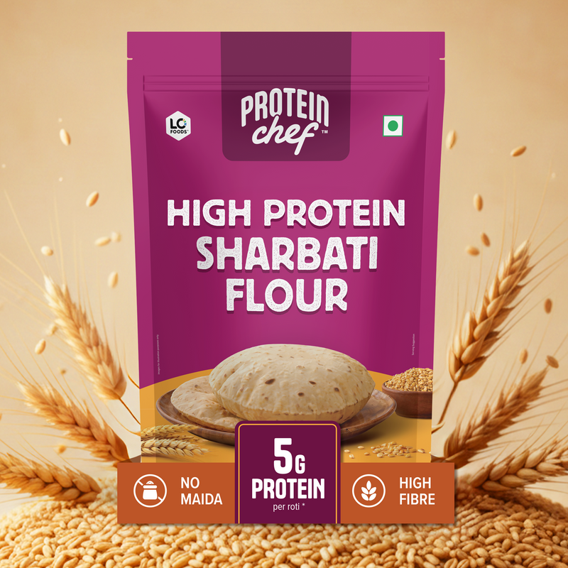 Protein Chef Sharbati Atta (50% More-Protein, No Maida MP Grain)