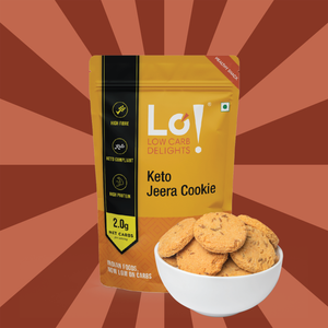Lo! Foods Keto Jeera Biscuit (Sugar Free)