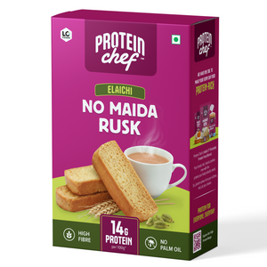 Protein Chef High Protein No Maida Premium Rusk (Elaichi Toast)
