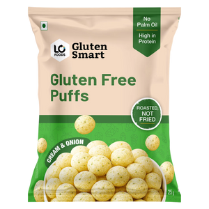 Lo! Foods Puffs - Cream & Onion (High Protein, Gluten Free)