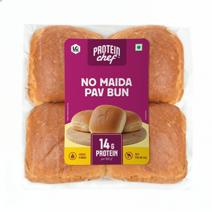 Protein Chef High Protein Pav Bun (Zero Maida, Multigrain)