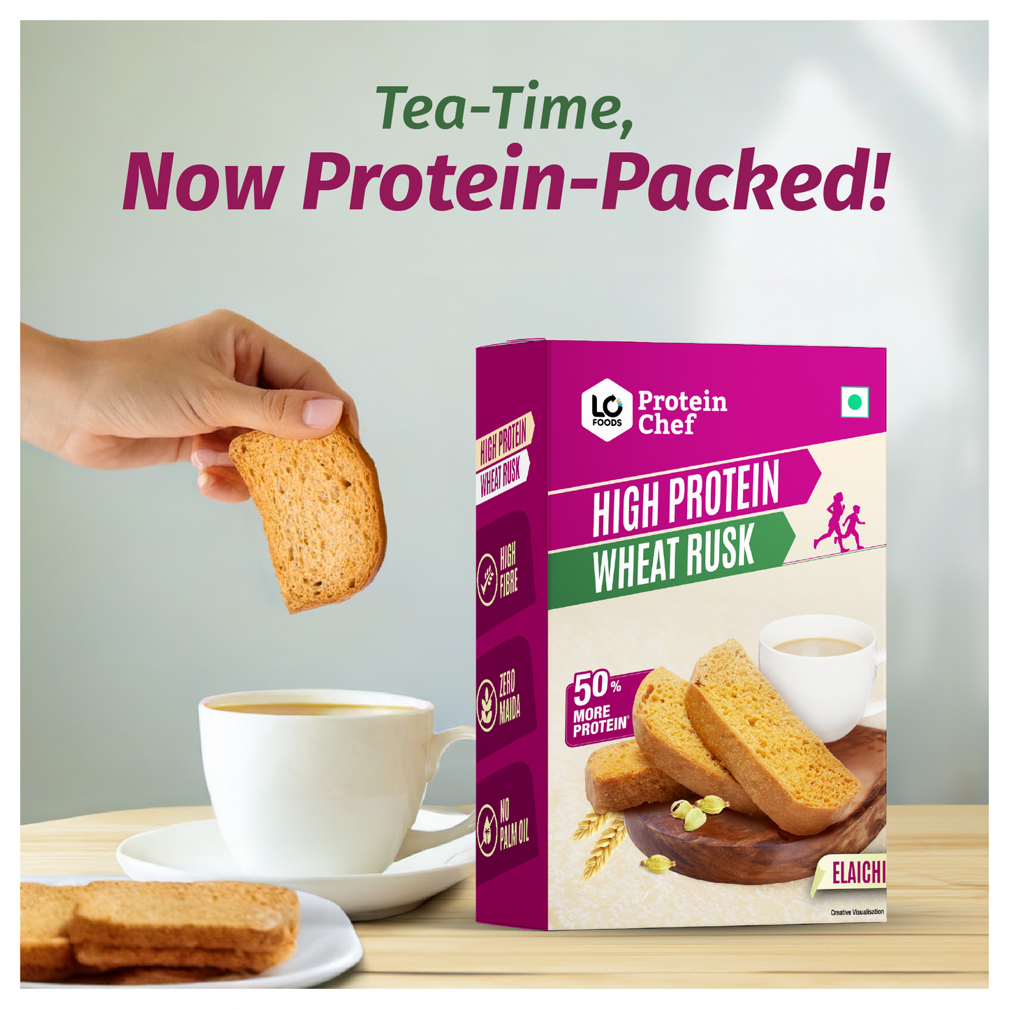 Zero Maida High Protein Wheat Rusk