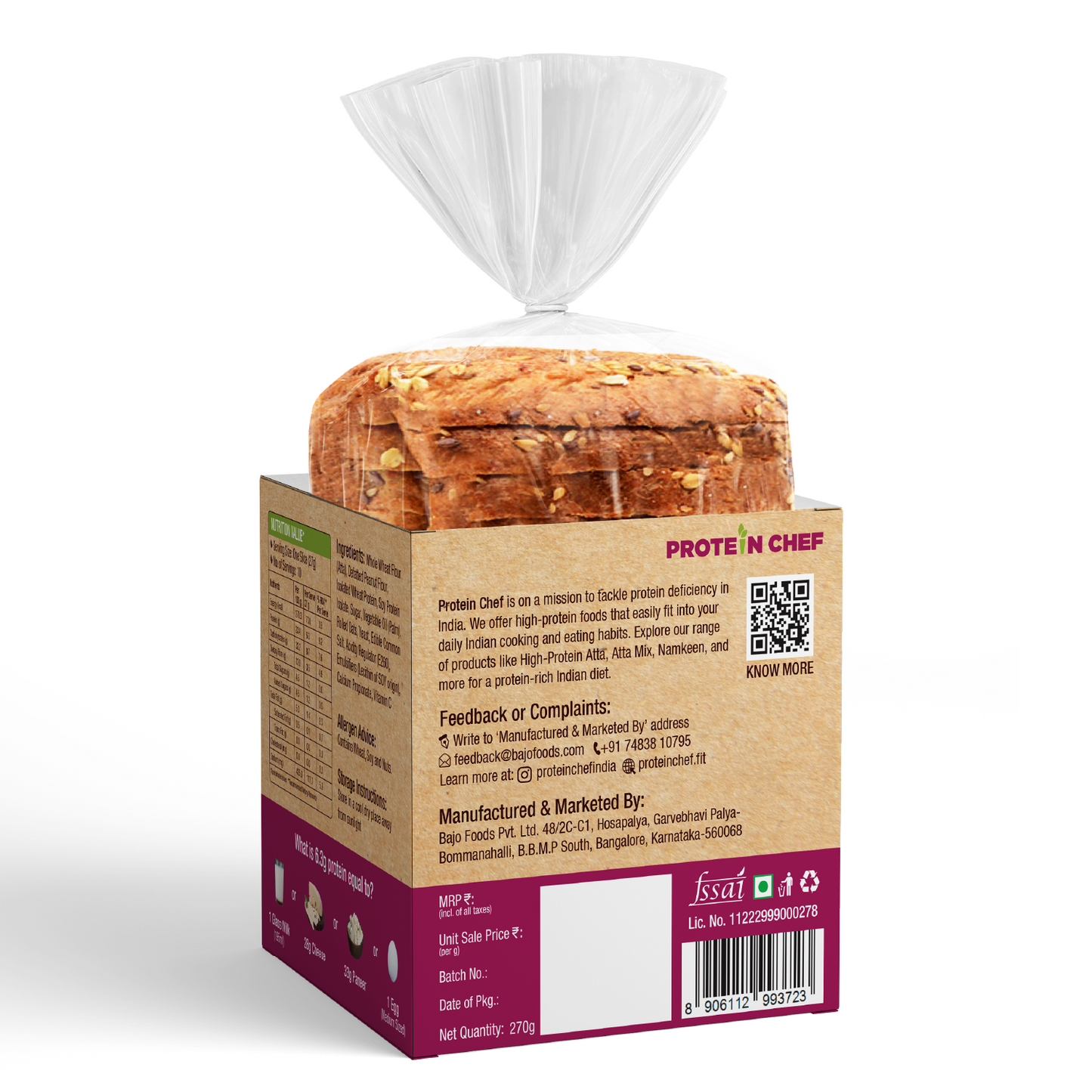 High Protein Bread