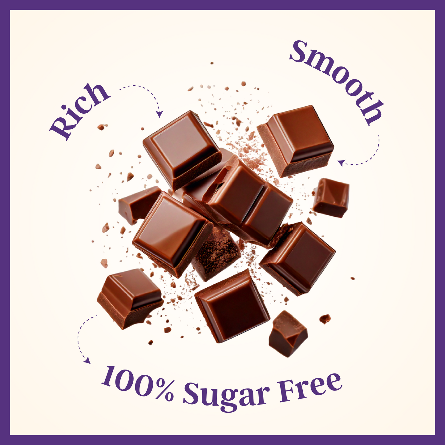Sugar Free Milk Chocolate Bar (Premium and Silky)
