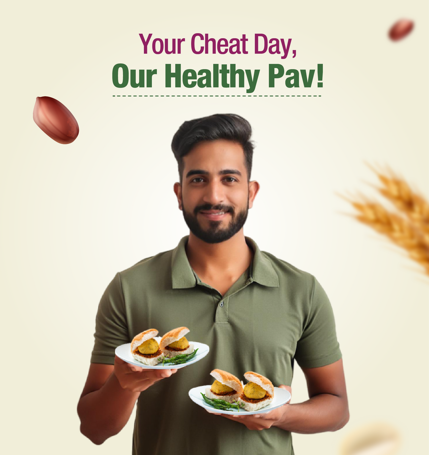 Protein Chef High Protein Pav Bun (Zero Maida, Multigrain)