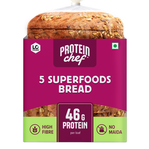 Protein Chef 46g Protein Multigrain Bread (Wheat Bread, No Maida)