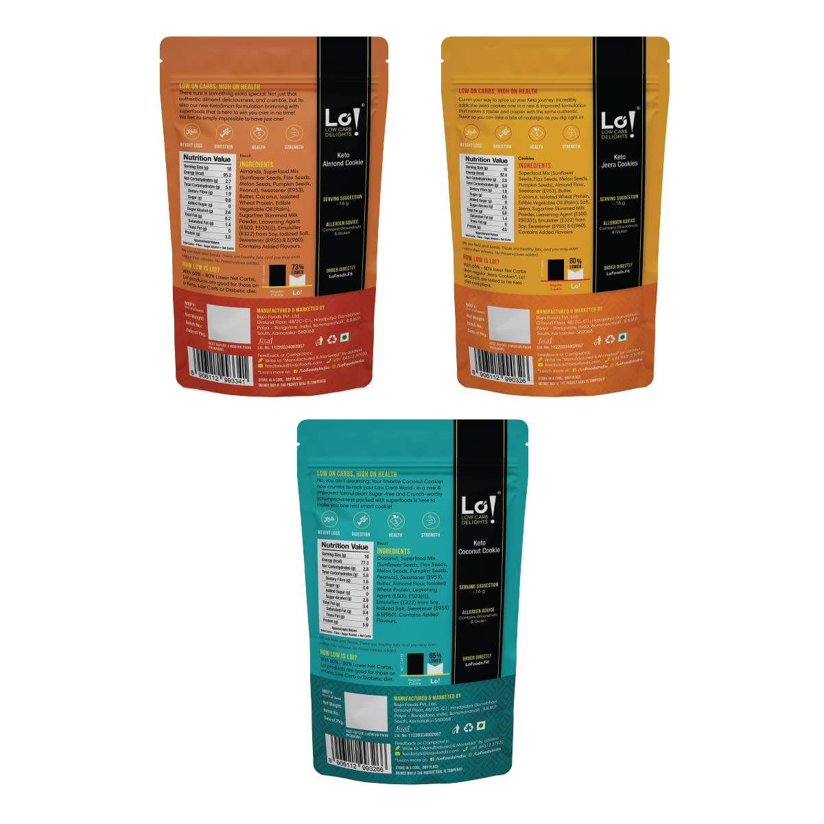 Keto Sugar Free Cookies Combo