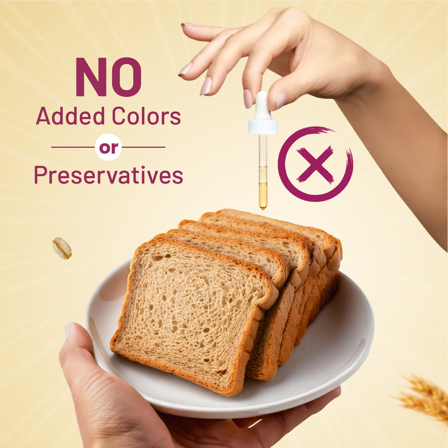 Protein Chef Double Protein Brown Bread Zero Maida