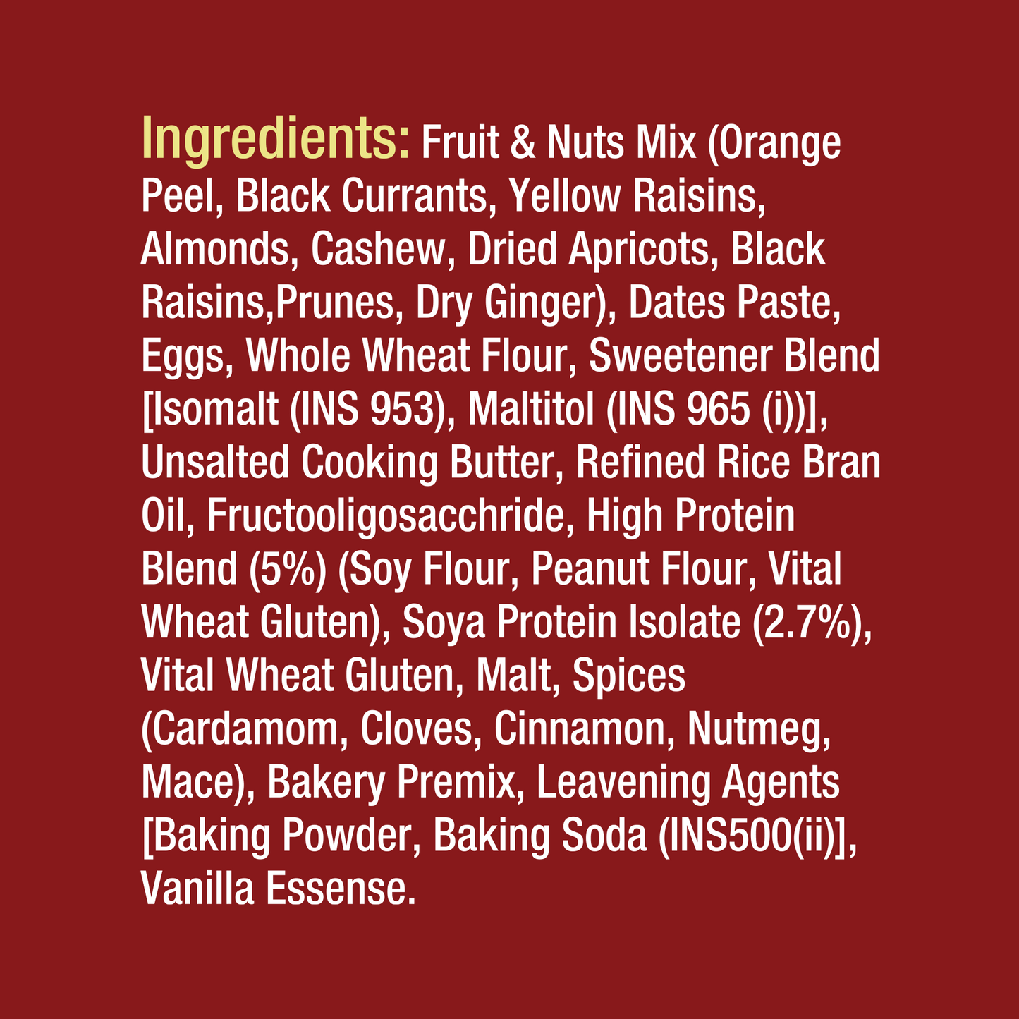 High Protein Plum Cake