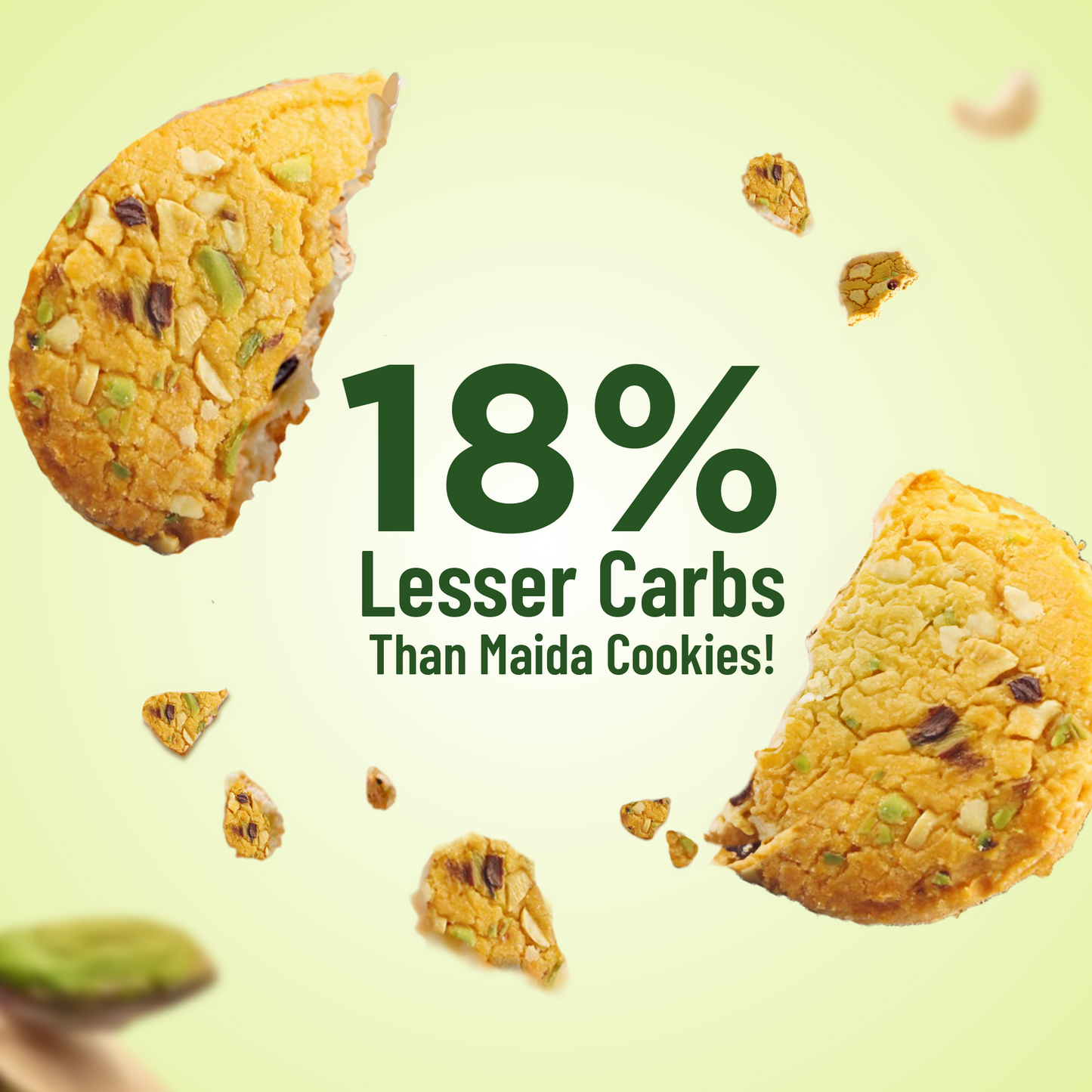 Gluten Free Pista Cookies