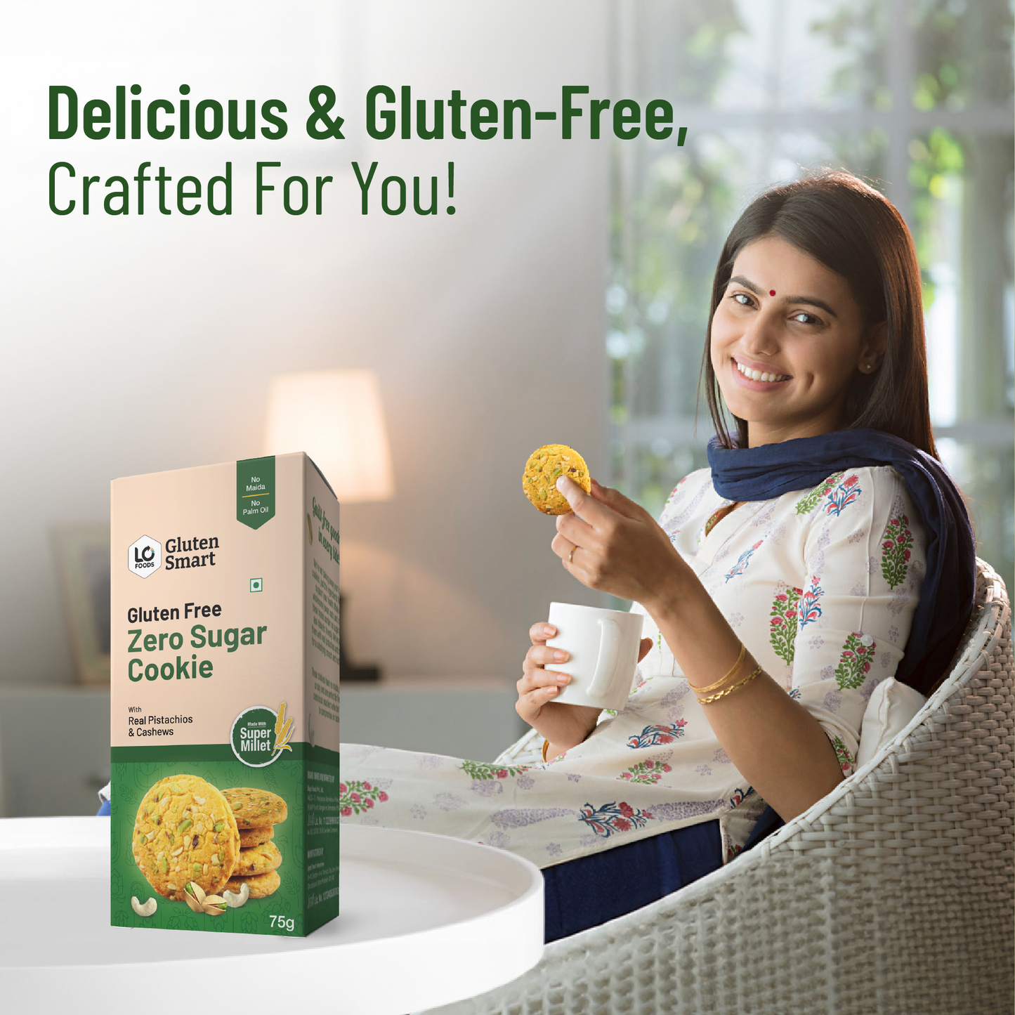 Gluten Free Pista Cookies