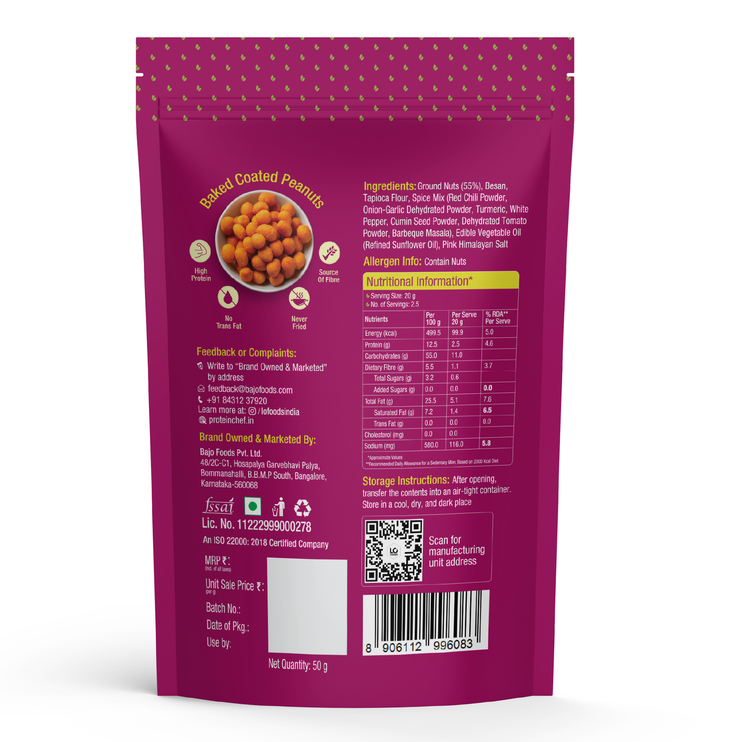 Tangy Tomato Flavour Baked Coated Peanuts