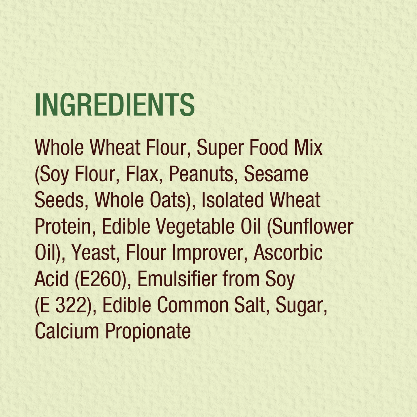 Protein Chef 5 Super Foods Multigrain Protein Brown Bread (Zero Maida)