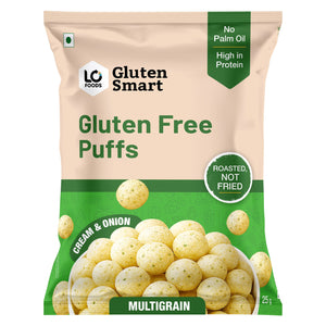 Lo! Foods Puffs - Cream & Onion (High Protein, Gluten Free)