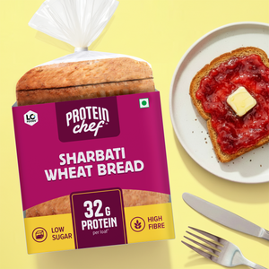 Protein Chef 32g Sharbati Wheat Bread (No Maida)