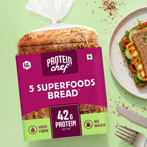 Protein Chef 42g Protein Multigrain Bread (Wheat Bread, No Maida)