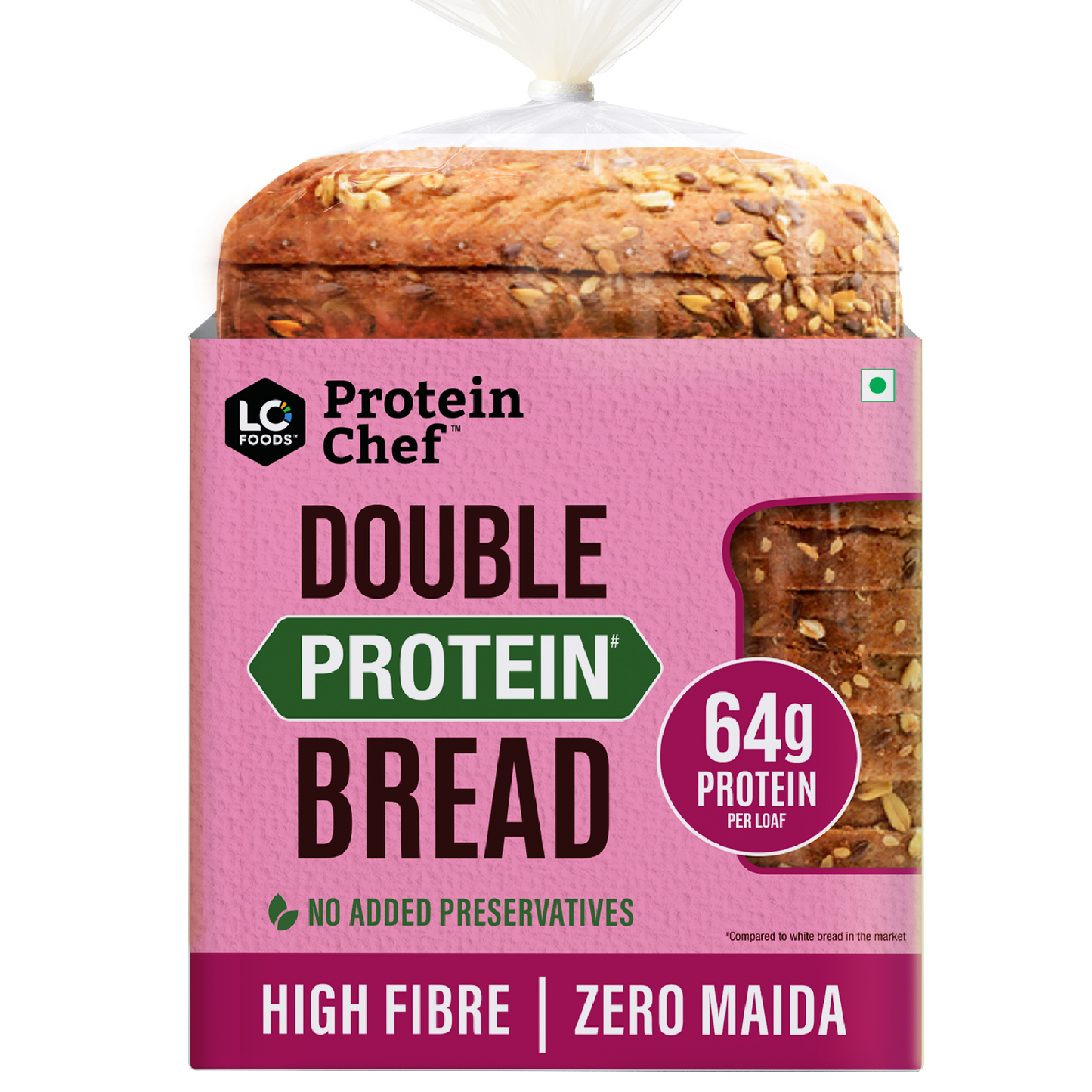 Protein Chef Double Protein Brown Bread Zero Maida