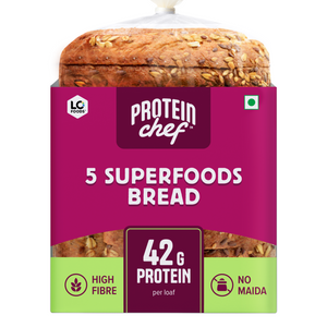 Protein Chef 46g Protein Multigrain Bread (Wheat Bread, No Maida)