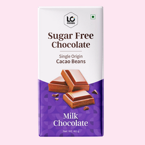 Lo! Foods Sugar Free Milk Chocolate Bar (Premium and Silky)