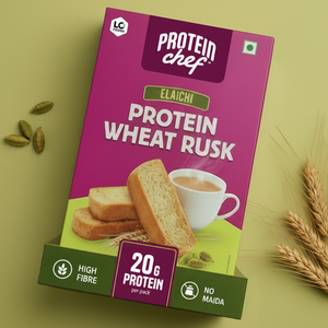 Protein Chef High Protein No Maida Premium Rusk (Elaichi Toast)
